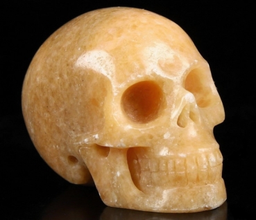 Skull Oranger Aventurin